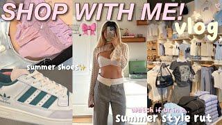 SUMMER SHOP WITH ME get out of a fashion rut collective clothing haul outfit inspiration