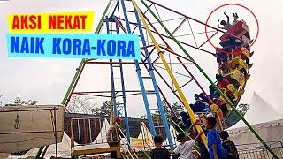 Penumpang Gila.. Naik Kora-kora sambil....lihat aja deh