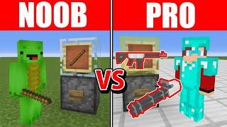 Minecraft NOOB vs PRO The Roulette of OP Weapons