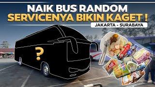 KAGET LIAT SERVICE DARI BUS YANG SATU INI ‼️ Jakarta - Surabaya Naik Bus Random.