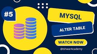 #5. MySQL Alter Table  MySQL 2023