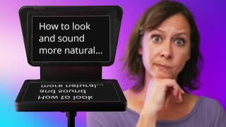 SECRETS to reading a teleprompter - From Awkward to Natural