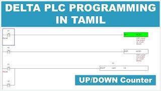 07 Delta PLC Programming in Tamil  Working With Counters  16Bit 32Bit UpDown  WPLSoft