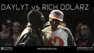 KOTD - Rap Battle - Daylyt vs Rich Dolarz  #Vendetta
