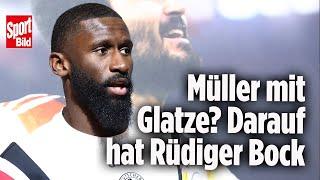 Nationalmannschaft Pressekonferenz mit Antonio Rüdiger