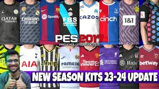 PES 2017  NEW SEASON KITS 23-24 UPDATE V13