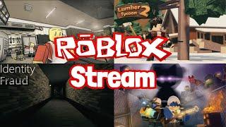 Playing random Roblox games Live