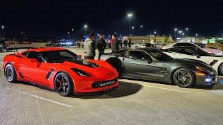 TX2K - STREET RACING in 1000hp Corvettes 850hp Evo Twin Turbo Mustangs & MORE