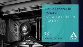 Liquid Freezer III 360420 – Installation on Intel