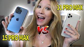 Comparação iPhone 11 Pro Max vs iPhone 15 Pro Max  Zabetta Macarini