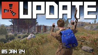 Backpacks Motorbikes And whats new in 2024 revealed  Rust Update 5th January 2024