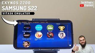 VITA3K Emulator Exynos 2200 Emulation test I Samsung S22 Gaming I PS Vita 2023