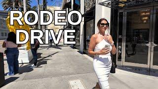 BEVERLY HILLS Walking Tour 4K - RODEO DRIVE