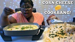 COOKBANG + RECIPE - CHEESY CORN DIP - COOK & EAT WITH ME