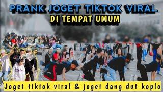 PRANK JOGET TIKTOK VIRAL DI TEMPAT UMUM‼️URAT MALUNYA UDAH PADA PUTUS