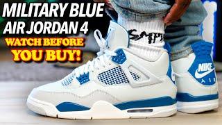 They Messed Up?...Air Jordan 4 Military Blue 2024 ON FEET REVIEW Watch BEFORE You BUY Worth $215?