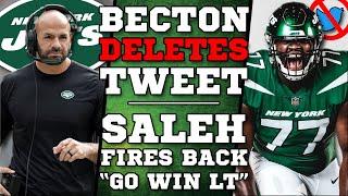 Robert Saleh Tells Mekhi Becton to Go Win LT - New York Jets