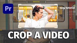 How to Crop A Video In Premiere Pro 2024  Adobe Premiere Pro CC 2024 Tutorial