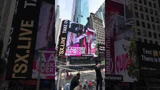 AAU Takes over Times Square