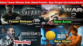 Salaar Teaser Update Ajay Devgan New Movie War 2 Cast Adipurush Box-office Collection