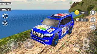 Offroad Jeep Driving 3D - All Wheel Drive SUV on Mud Track - Gameplay Android