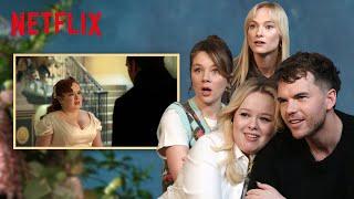 The Bridgerton Cast Reacts to Season 3 Part 2 Scenes  Netflix