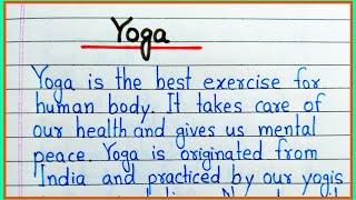 Essay on yoga in English  Importance of yoga essay  Benefits of yoga  Paragraph on yoga day