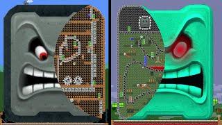 8BIT-ANI Mario vs the Giant thwomp Maze And the Giant Zombie thwomp Maze