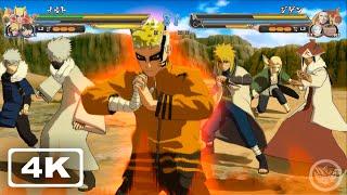 All Hokages Ultimate JutsusTeam Ultimate Jutsus 4K 60fps - Naruto Storm Connections