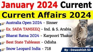 January 2024 Monthly Current Affairs  Current Affairs 2024  Monthly Current Affairs 2024 #current