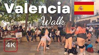 Valencia Spain  - 4K-HDR Walking Tour