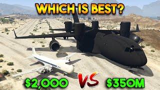 GTA 5  CHEAP VS EXPENSIVE PRESIDENT PLANES