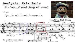 Analysis - Erik Satie Unappetizing Chorale from Sports et Divertissements