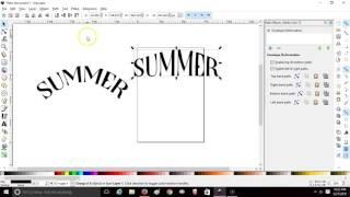 Inkscape=arch text 2