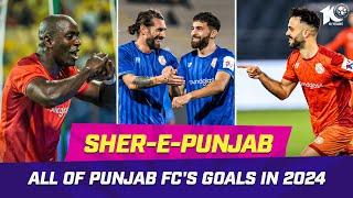 𝐒𝐡𝐞𝐫-𝐄-𝐏𝐮𝐧𝐣𝐚𝐛   All of Punjab FCs goals in 2024  ISL 2023-24