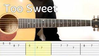 Hozier - Too Sweet Easy Guitar Tutorial Tabs