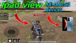 How to get ipad view in PUBG in mobile  3.4 update ipad view in PUBG  ipad view config file PUBG