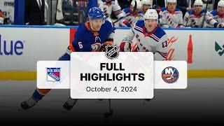 Rangers at Islanders  October 4 2024  NHL Full Game Highlights