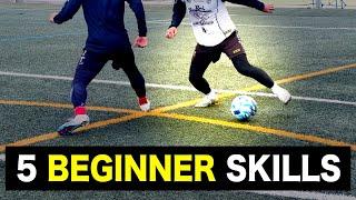 5 EASY SKILL MOVES for BEGINNERS  1v1 SKILLS