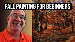 Fall Painting Tutorial for Beginners in Oils Delightful Autumn Colors