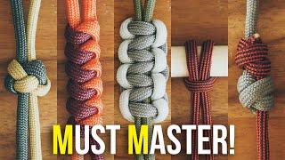 5 Knots Every Paracordist MUST MASTER  Beginner Knots You Need To Know