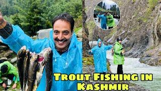 First Time Trout Fishing  With papa In Kashmir 
