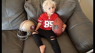 3 Year Old Tydus ARMCHAIR QUARTERBACK