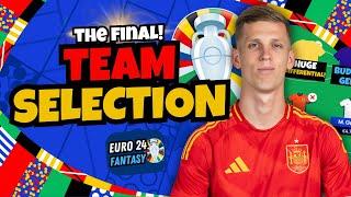 Euro Fantasy THE FINAL TEAM SELECTION Matchday 7 Euro 2024