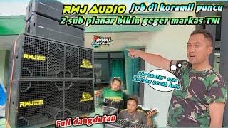 bawa 2 sub planar RWJ AUDIO bikin heboh markas TNI • live di koramil puncu kediri