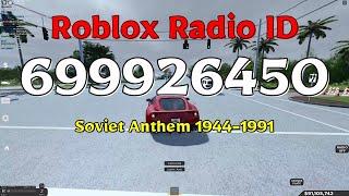 Soviet Anthem 1944-1991 Roblox ID