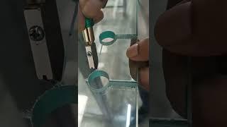 how to cut 10 mm glass cut out #shorts