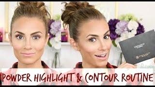 How To Highlight & Contour with Powder  Anastasia Beverly Hills Contour Kit Tutorial & Review