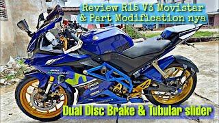 Review R15 V3 Movistar Modifikasi Full Blue