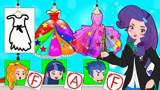 Princess Dress Up Contest Fashion Dress Design Result with Friends by SM